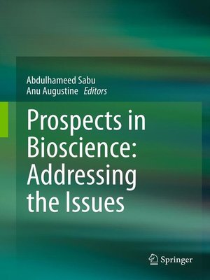 cover image of Prospects in Bioscience